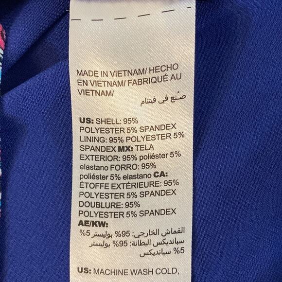 Chico’s Designed Shift Dress With Tie Sleeves Size 12P - Picture 5 of 9